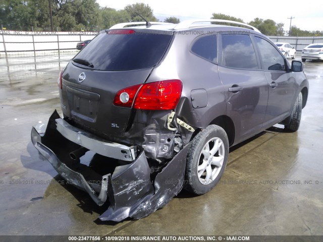 JN8AS58T49W058847 - 2009 NISSAN ROGUE S/SL GRAY photo 4