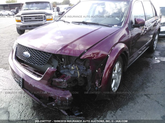 1FMDK06177GA33070 - 2007 FORD FREESTYLE LIMITED MAROON photo 6