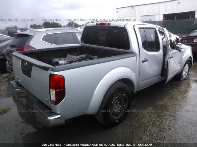 1N6AD0ER2JN738996 - 2018 NISSAN FRONTIER S/SV/SL/PRO-4X SILVER photo 4