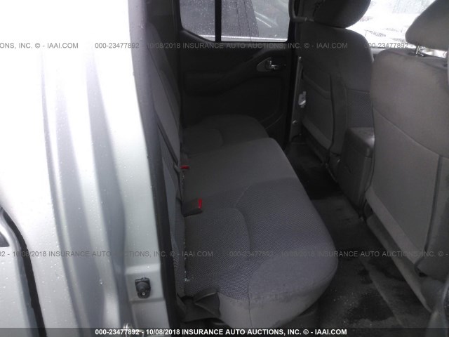 1N6AD0ER2JN738996 - 2018 NISSAN FRONTIER S/SV/SL/PRO-4X SILVER photo 8