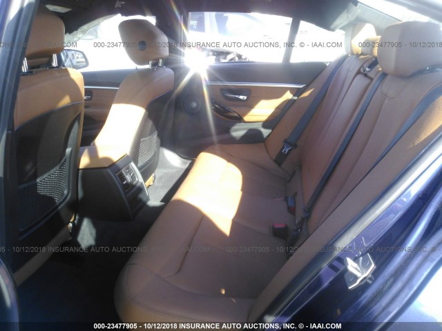 WBA8B3G57HNU35271 - 2017 BMW 340 I BLUE photo 8