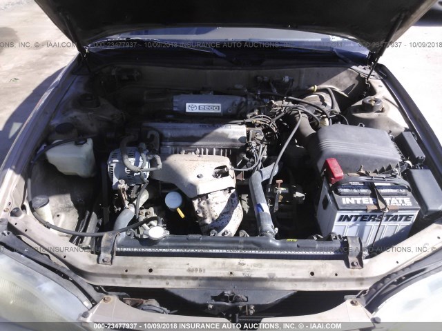 4T1BG12K7TU808847 - 1996 TOYOTA CAMRY DX/LE/XLE GOLD photo 10