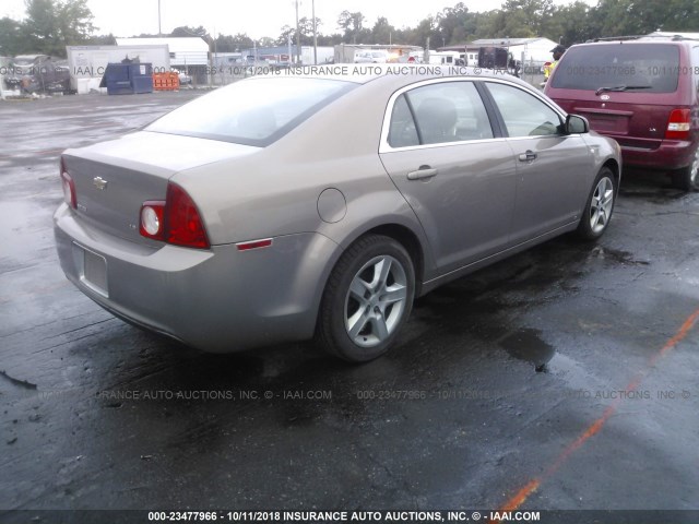 1G1ZG57N08F213761 - 2008 CHEVROLET MALIBU LS ყავისფერი ფოტო 4