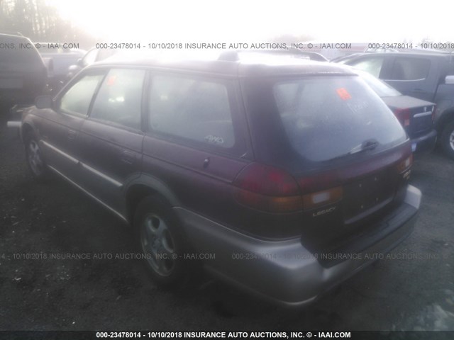 4S3BG6859X7614716 - 1999 SUBARU LEGACY OUTBACK/SSV/LIMITED/30TH BURGUNDY photo 3