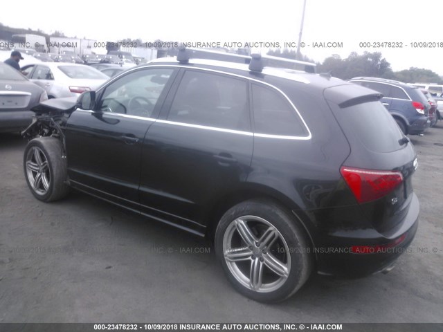WA1WKAFP0BA012977 - 2011 AUDI Q5 PRESTIGE BLACK photo 3