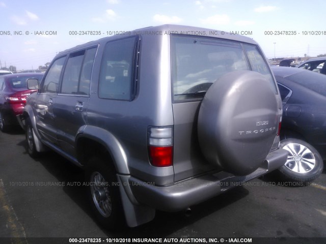 JACDS58X627J04785 - 2002 ISUZU TROOPER S/LS/LIMITED 灰色 照片 3