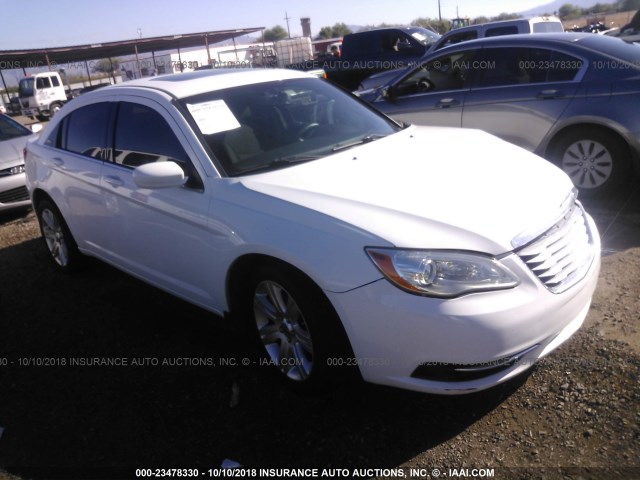 1C3CCBBB9DN696434 - 2013 CHRYSLER 200 TOURING WHITE photo 1