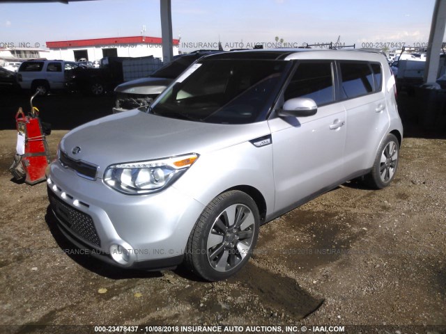 KNDJX3A54E7721139 - 2014 KIA SOUL ! SILVER photo 2