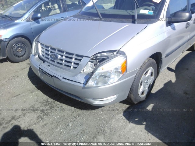 2FMZA51604BB08591 - 2004 FORD FREESTAR SE SILVER photo 6