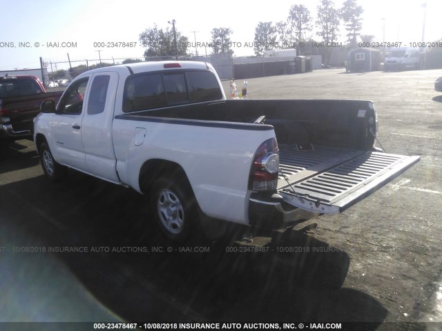 5TFTX4CN2CX015764 - 2012 TOYOTA TACOMA ACCESS CAB თეთრი ფოტო 3