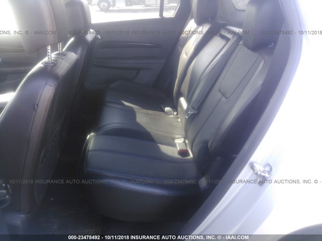 2GKALYEK9D6145785 - 2013 GMC TERRAIN DENALI SILVER photo 8