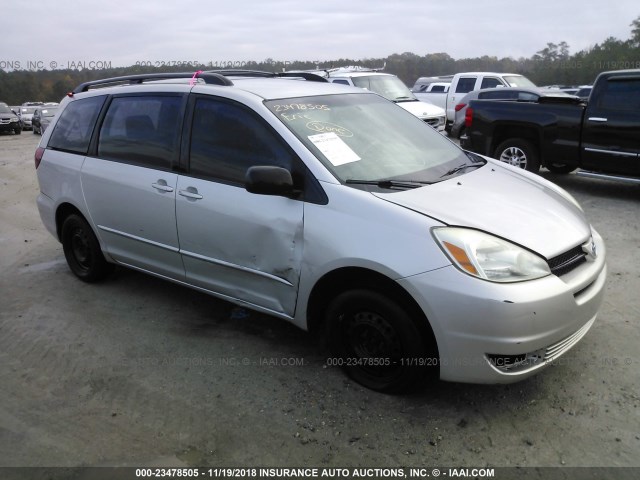 5TDZA23C94S041087 - 2004 TOYOTA SIENNA CE/LE SILVER photo 1