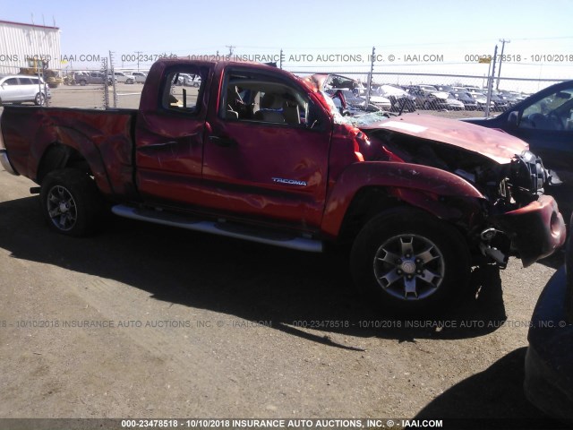 5TEUU42N95Z055205 - 2005 TOYOTA TACOMA ACCESS CAB Марун фото 1