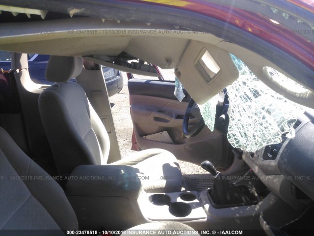 5TEUU42N95Z055205 - 2005 TOYOTA TACOMA ACCESS CAB Марун фото 5