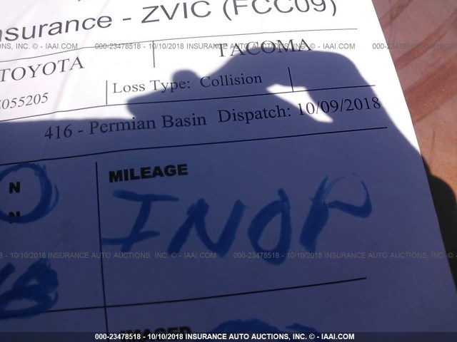 5TEUU42N95Z055205 - 2005 TOYOTA TACOMA ACCESS CAB Марун фото 7