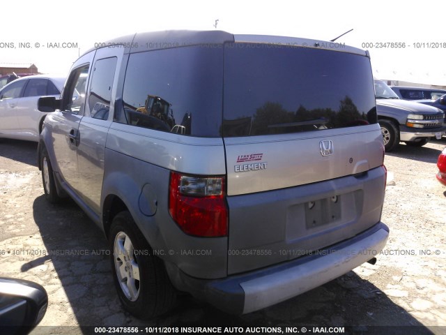 5J6YH18573L007557 - 2003 HONDA ELEMENT EX GRAY photo 3