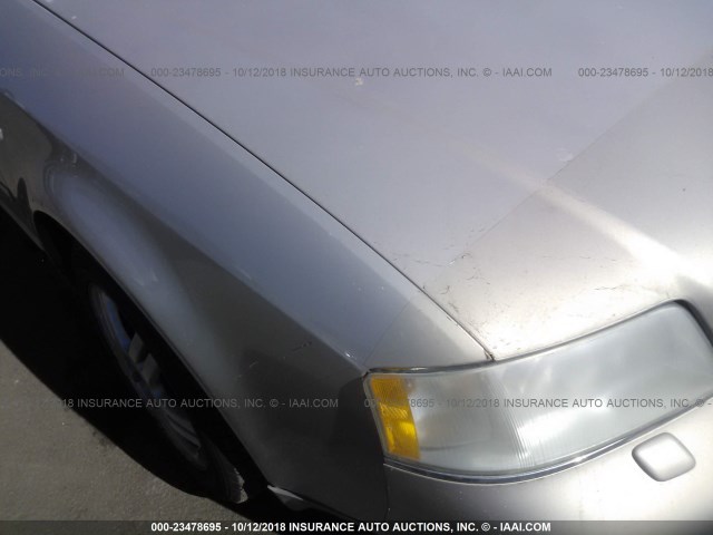 WAUDA24B7XN002070 - 1999 AUDI A6 AVANT QUATTRO SILVER photo 6