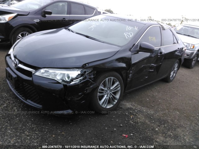 4T1BF1FK4FU006208 - 2015 TOYOTA CAMRY LE/XLE/SE/XSE 黑色 照片 2