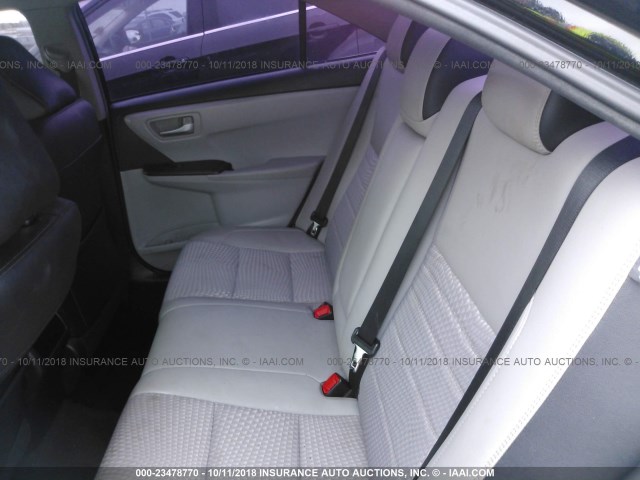 4T1BF1FK4FU006208 - 2015 TOYOTA CAMRY LE/XLE/SE/XSE 黑色 照片 8