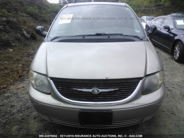 2C4GT54L33R201523 - 2003 CHRYSLER TOWN & COUNTRY LXI GOLD photo 6