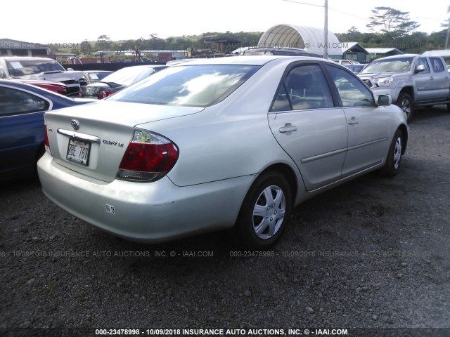JTDBE32K653011925 - 2005 TOYOTA CAMRY LE/XLE/SE 银色 照片 4
