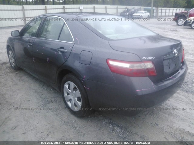 4T1BE46K88U730748 - 2008 TOYOTA CAMRY CE/LE/XLE/SE GRAY photo 3