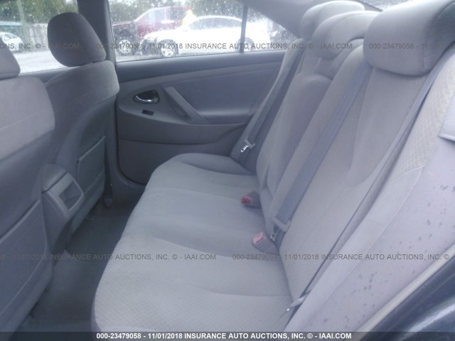4T1BE46K88U730748 - 2008 TOYOTA CAMRY CE/LE/XLE/SE GRAY photo 8