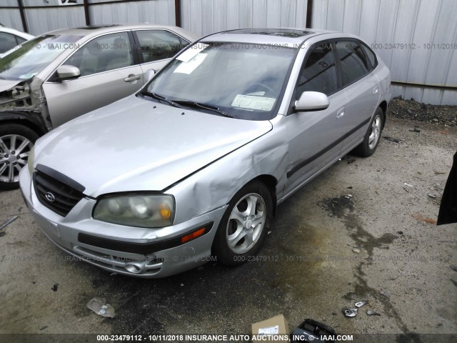 KMHDN56D66U199076 - 2006 HYUNDAI ELANTRA GLS/GT/LIMITED SILVER photo 2