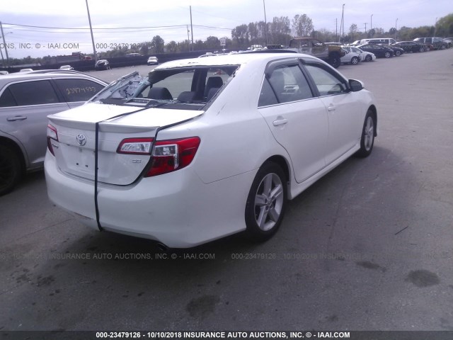 4T1BF1FK6EU402395 - 2014 TOYOTA CAMRY L/SE/LE/XLE 白色 照片 4