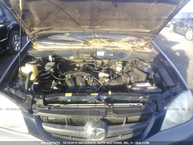 4F2YU08192KM29598 - 2002 MAZDA TRIBUTE LX/ES 蓝色 照片 10