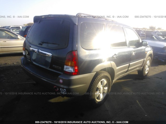 4F2YU08192KM29598 - 2002 MAZDA TRIBUTE LX/ES 蓝色 照片 4