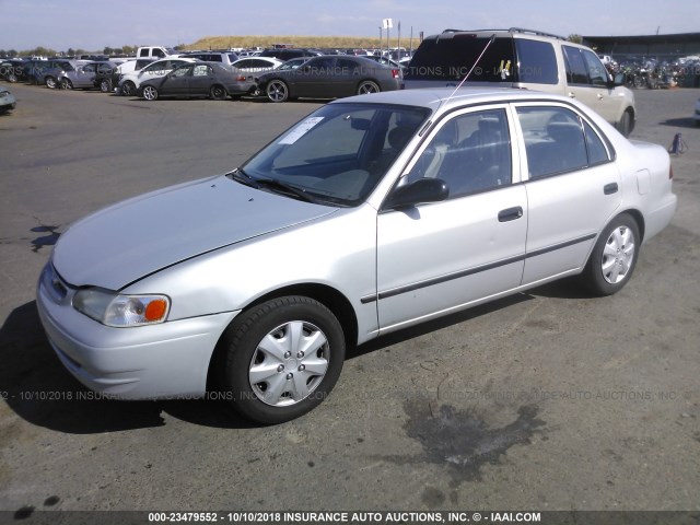 1NXBR12EXYZ416392 - 2000 TOYOTA COROLLA VE/CE/LE 灰色 照片 2