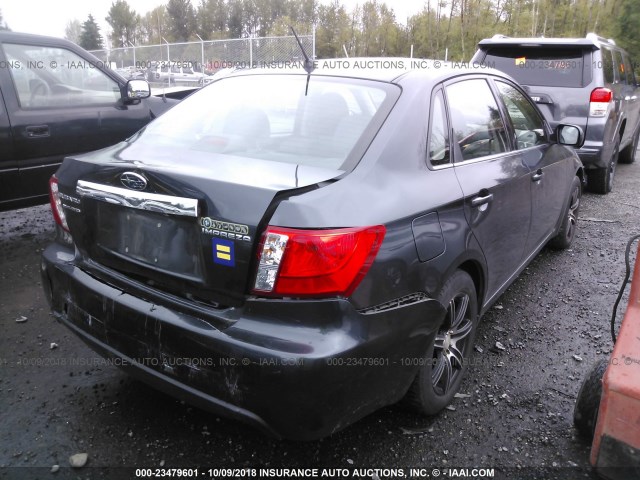 JF1GE6A60AH508936 - 2010 SUBARU IMPREZA 2.5I GRAY photo 4