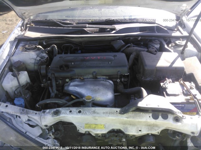 4T1BE32KX5U429510 - 2005 TOYOTA CAMRY LE/XLE/SE WHITE photo 10