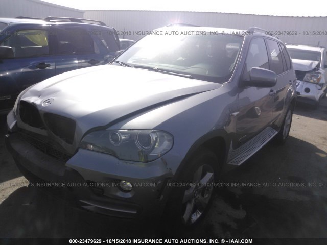 5UXFE43599L270428 - 2009 BMW X5 XDRIVE30I GRAY photo 2