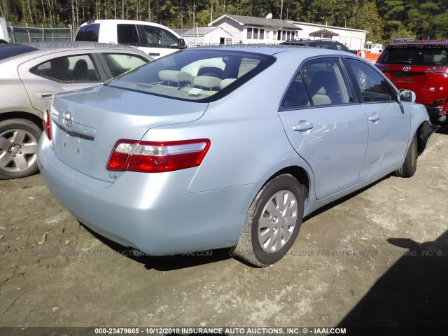 4T1BE46KX9U844672 - 2009 TOYOTA CAMRY SE/LE/XLE Light Blue photo 4