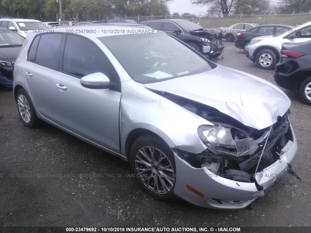 WVWDA9AJXBW110371 - 2011 VOLKSWAGEN GOLF SILVER photo 1