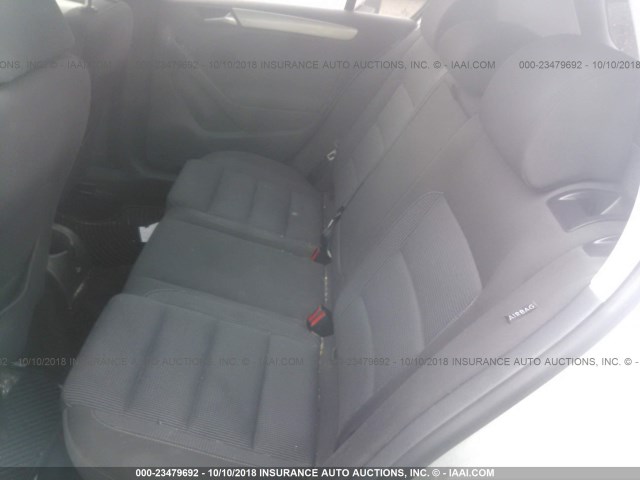 WVWDA9AJXBW110371 - 2011 VOLKSWAGEN GOLF SILVER photo 8
