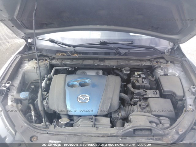 JM3KE4CE3D0121644 - 2013 MAZDA CX-5 TOURING SILVER photo 10