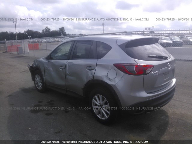 JM3KE4CE3D0121644 - 2013 MAZDA CX-5 TOURING SILVER photo 3