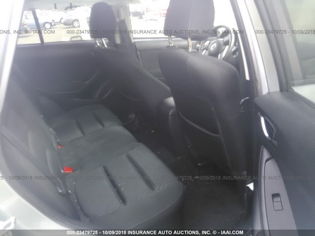 JM3KE4CE3D0121644 - 2013 MAZDA CX-5 TOURING SILVER photo 8