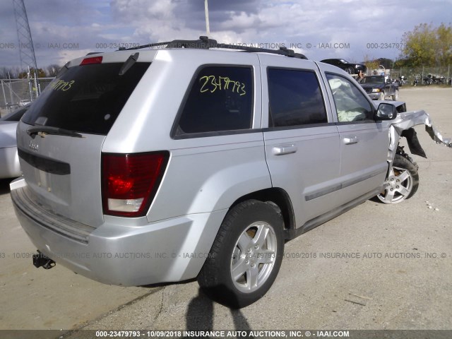 1J8GR48K97C681715 - 2007 JEEP GRAND CHEROKEE LAREDO/COLUMBIA/FREEDOM 银色 照片 4