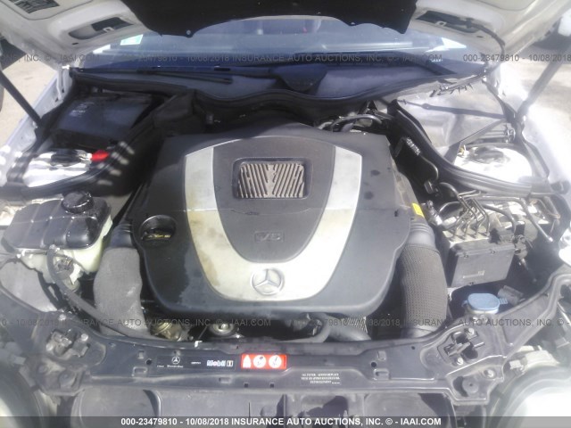 WDBRF52H56F745871 - 2006 MERCEDES-BENZ C GENERATION 2006 230 WHITE photo 10