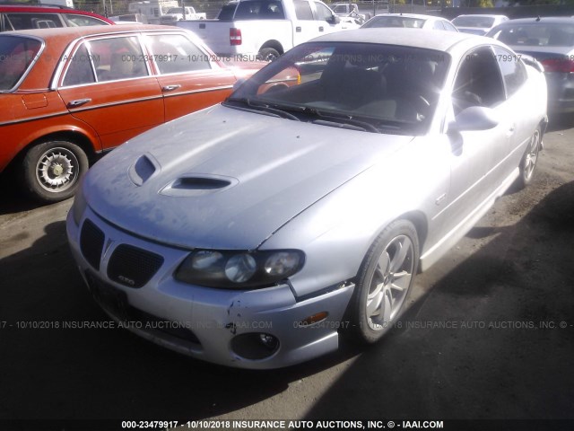 6G2VX12G94L291885 - 2004 PONTIAC GTO SILVER photo 2