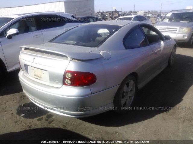 6G2VX12G94L291885 - 2004 PONTIAC GTO SILVER photo 4