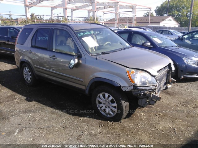 JHLRD78936C029011 - 2006 HONDA CR-V SE/EX TAN photo 1