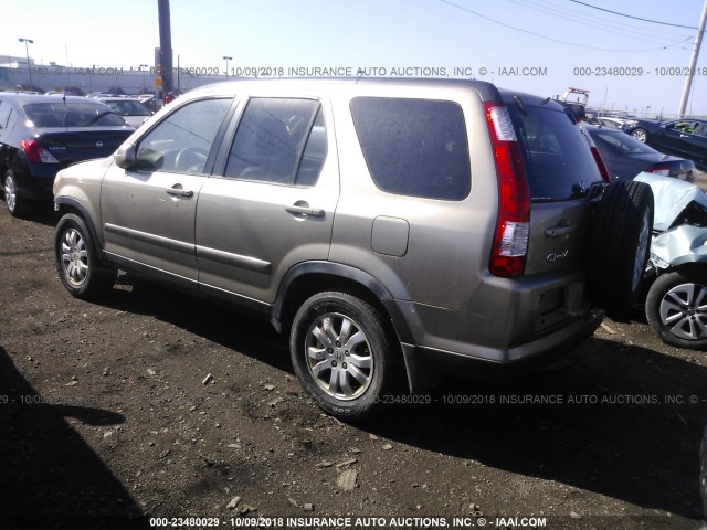 JHLRD78936C029011 - 2006 HONDA CR-V SE/EX TAN photo 3