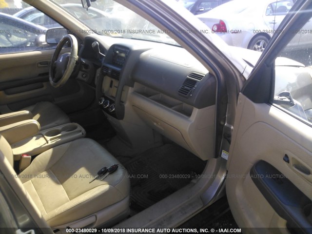 JHLRD78936C029011 - 2006 HONDA CR-V SE/EX TAN photo 5