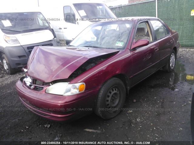 2T1BR18E2YC351191 - 2000 TOYOTA COROLLA VE/CE/LE 栗色 照片 2
