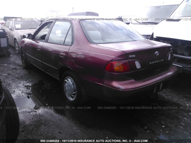 2T1BR18E2YC351191 - 2000 TOYOTA COROLLA VE/CE/LE 栗色 照片 3